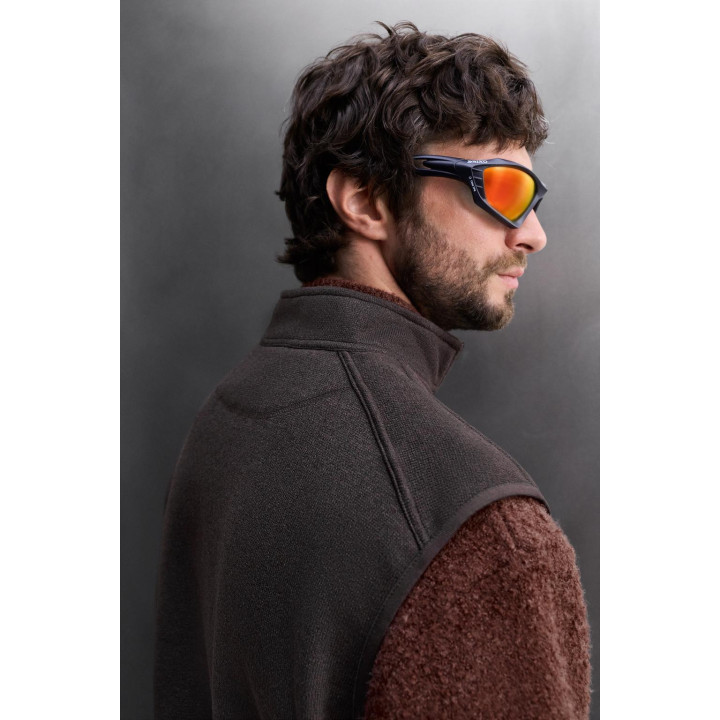 ЖИЛЕТ ИЗ ТРИКОТАЖА С ФЛИСОВОЙ ПОДКЛАДКОЙ