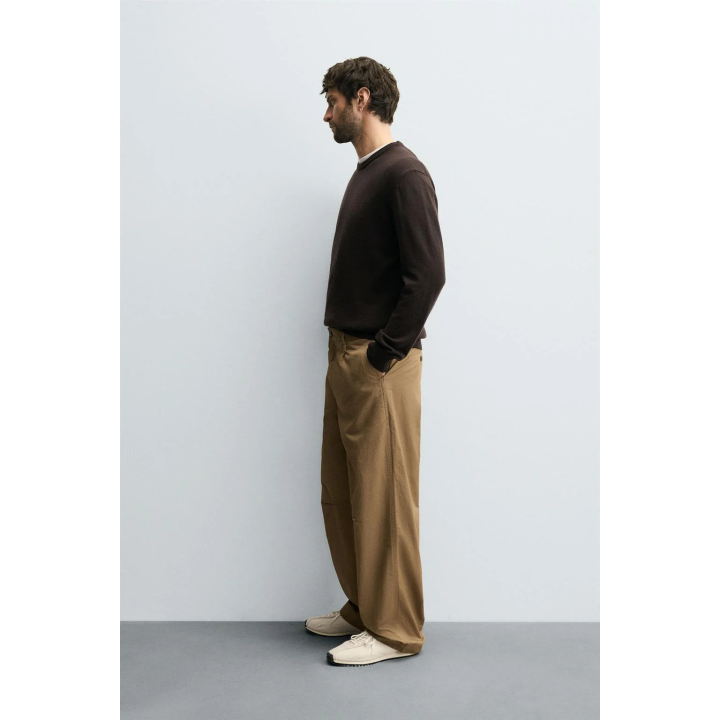 БРЮКИ ЧИНОС RELAXED FIT СО СКЛАДКАМИ