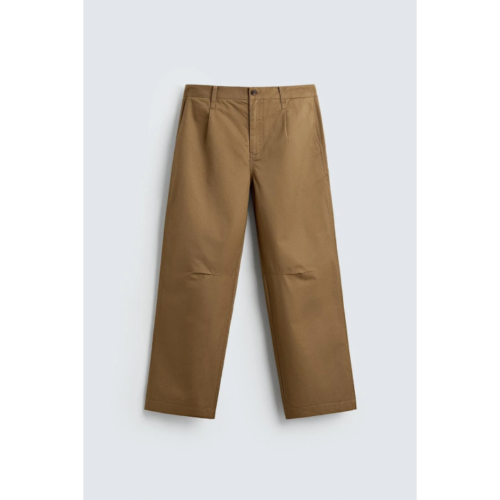 БРЮКИ ЧИНОС RELAXED FIT СО СКЛАДКАМИ