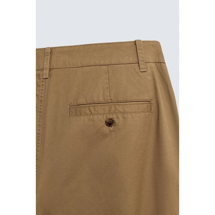 БРЮКИ ЧИНОС RELAXED FIT СО СКЛАДКАМИ