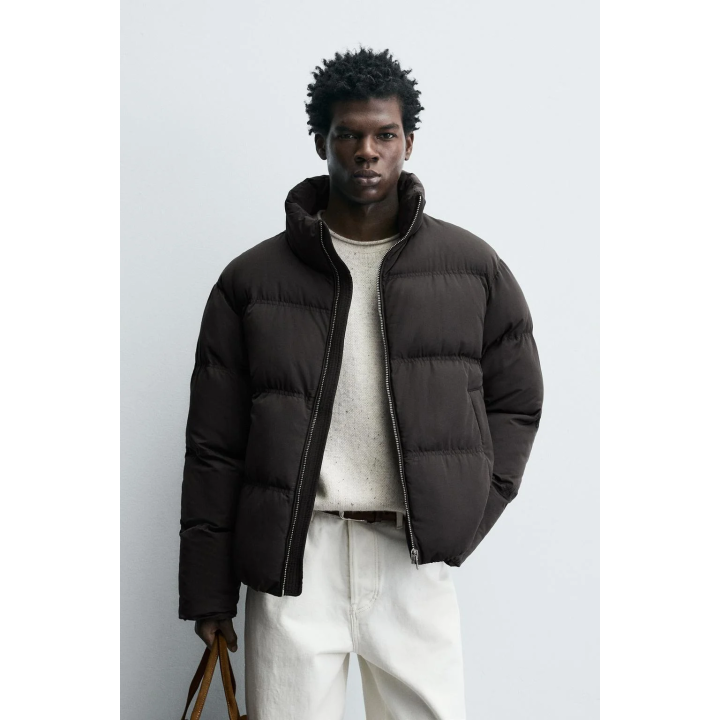 Утепленный жакет свободного кроя