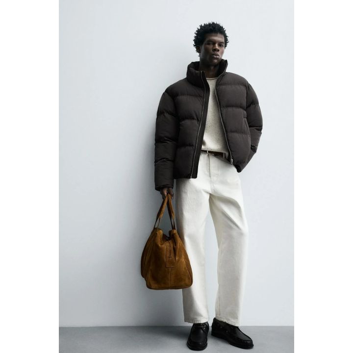 Утепленный жакет свободного кроя