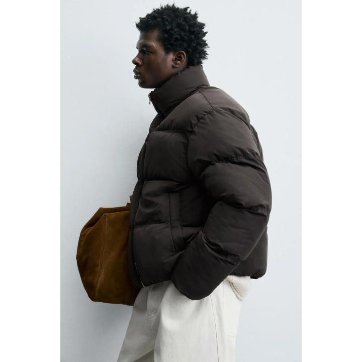 Утепленный жакет свободного кроя