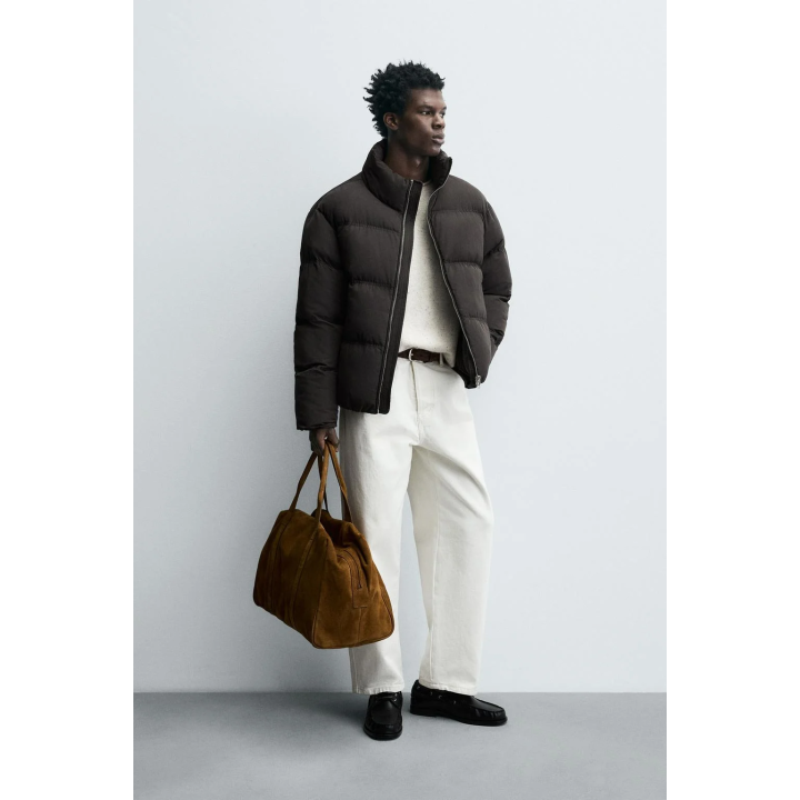 Утепленный жакет свободного кроя