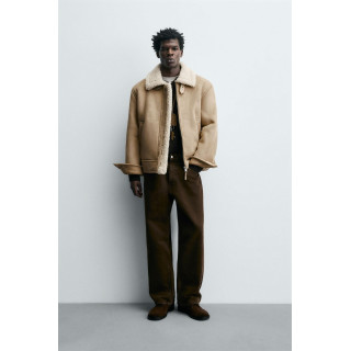 ДУБЛЕНКА ИЗ ИСКУССТВЕННОЙ ЗАМШИ