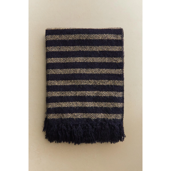 Плед в полоску