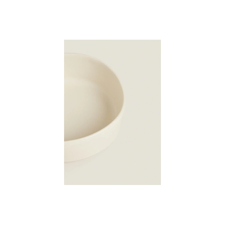 STONEWARE PET FOOD BOWL