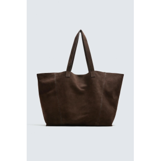 КОЖАНАЯ СУМКА-ШОПЕР