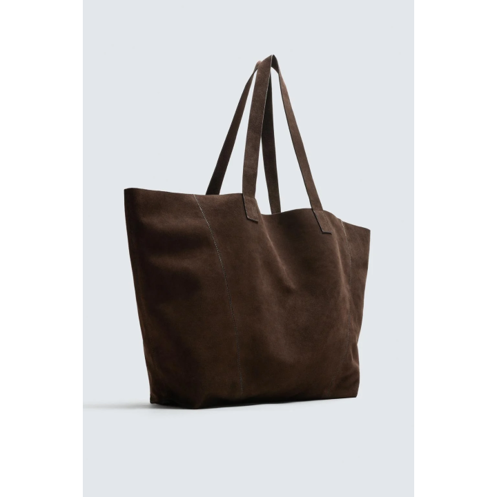 КОЖАНАЯ СУМКА-ШОПЕР