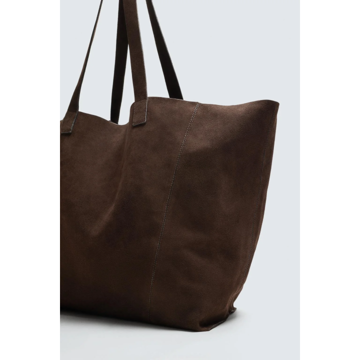 КОЖАНАЯ СУМКА-ШОПЕР