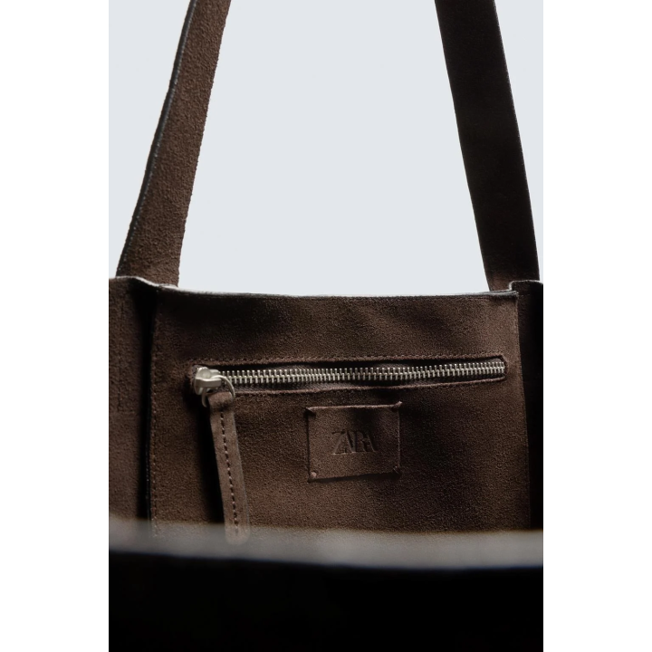 КОЖАНАЯ СУМКА-ШОПЕР