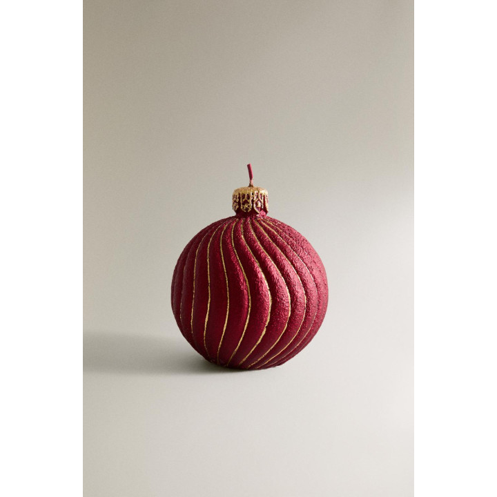 Рождественская свеча-шар для елочного украшения