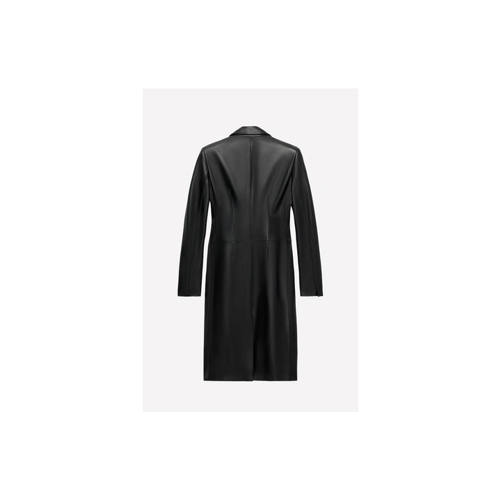 FITTED LEATHER COAT LUDOVIC DE SAINT SERNIN x ZARA