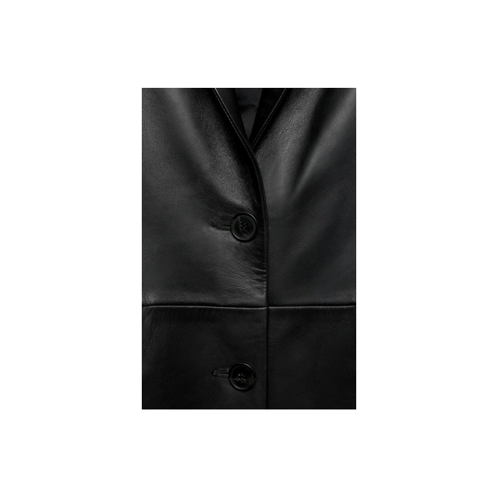 FITTED LEATHER COAT LUDOVIC DE SAINT SERNIN x ZARA