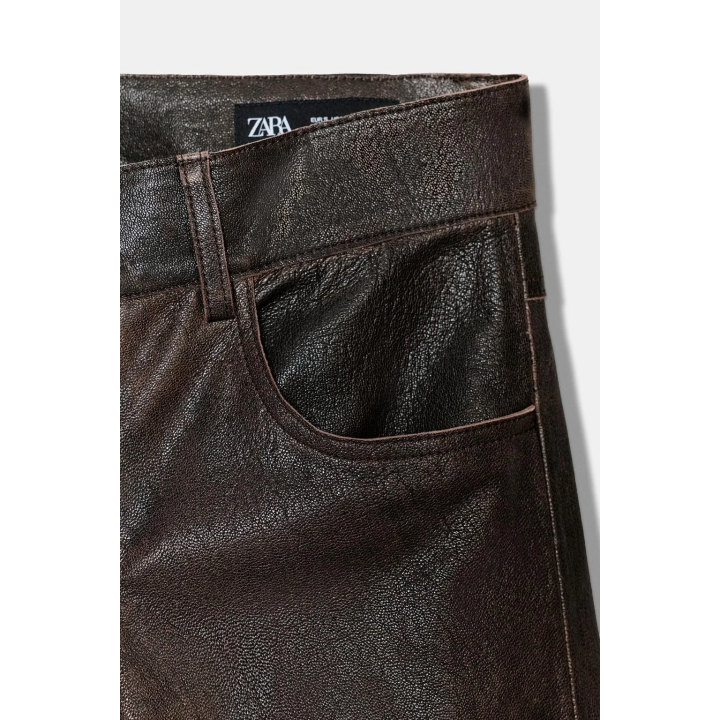 КОЖАНЫЕ БРЮКИ — ZW COLLECTION LIMITED EDITION