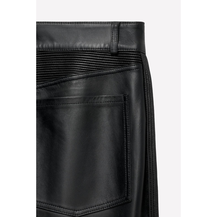 Кожаные байкерские брюки ludovic de saint sernin x zara