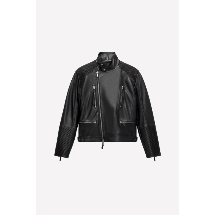 Кожаная мото куртка ludovic de saint sernin x zara