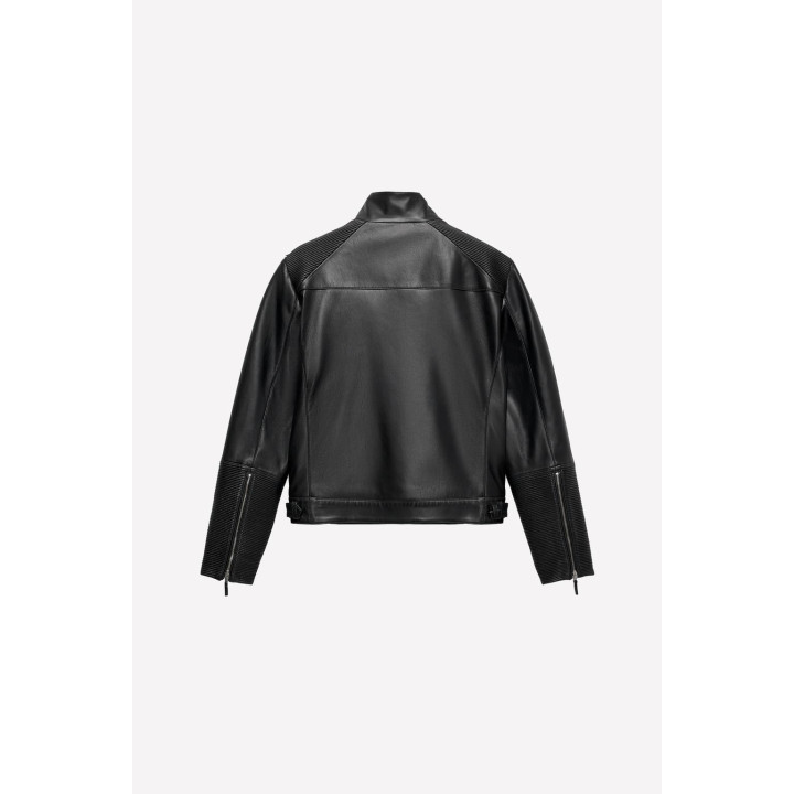 Кожаная мото куртка ludovic de saint sernin x zara