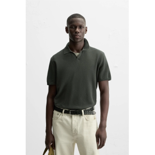 ПОЛО ИЗ РЕЛЬЕФНОГО ТРИКОТАЖА