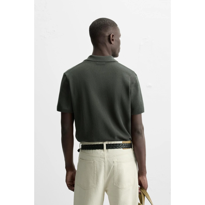 ПОЛО ИЗ РЕЛЬЕФНОГО ТРИКОТАЖА