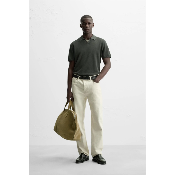 ПОЛО ИЗ РЕЛЬЕФНОГО ТРИКОТАЖА