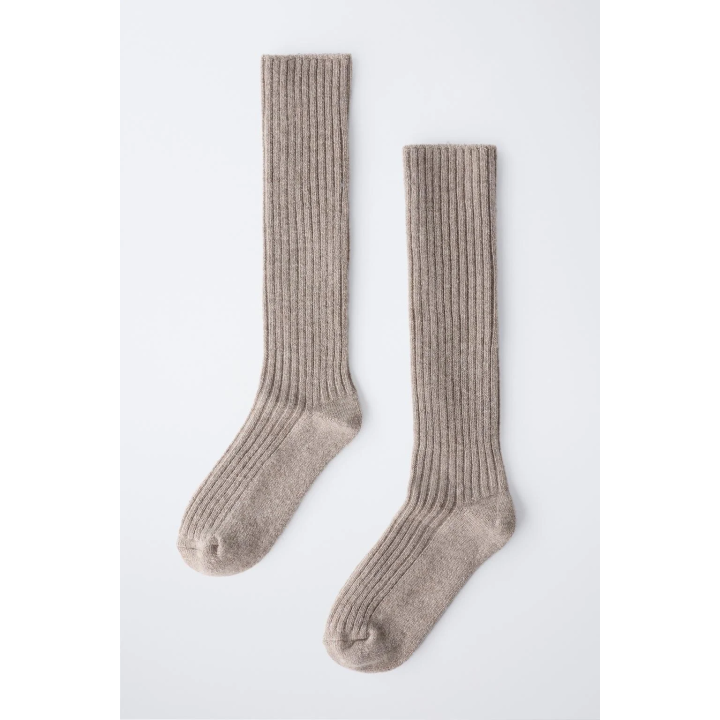 ВЫСОКИЕ НОСКИ ИЗ ШЕРСТИ И КАШЕМИРА