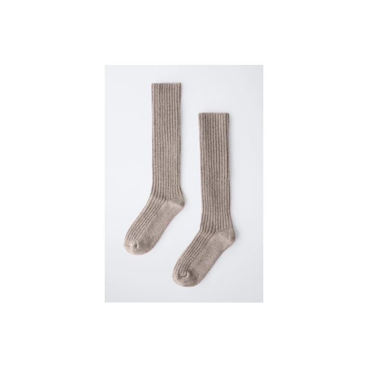 ВЫСОКИЕ НОСКИ ИЗ ШЕРСТИ И КАШЕМИРА