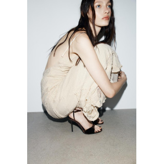 БАРХАТНЫЕ БОСОНОЖКИ НА КАБЛУКЕ