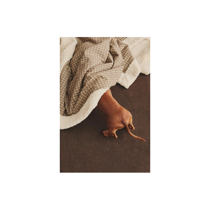 Плед для домашних животных в клетку