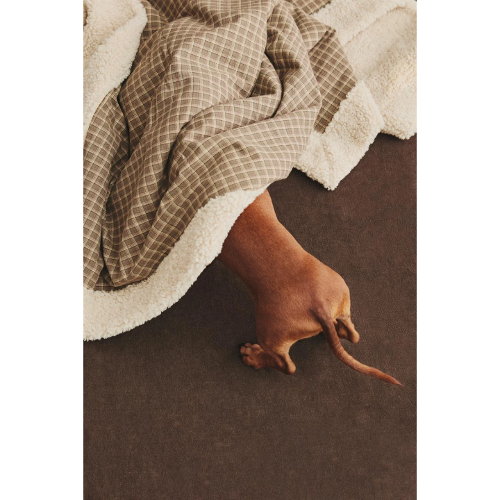 Плед для домашних животных в клетку