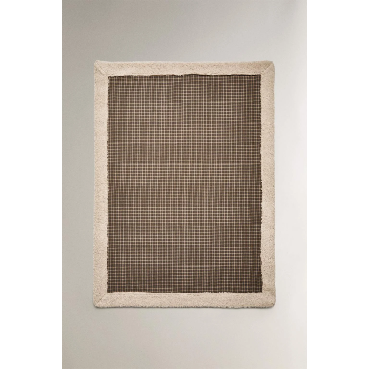 Плед для домашних животных в клетку