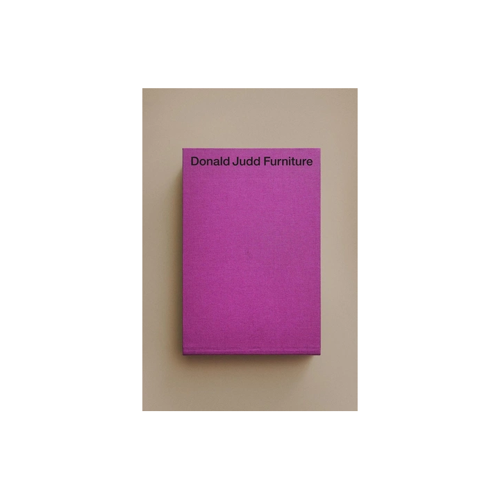 DONALD JUDD FURNITURE BOOK