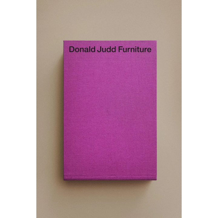 DONALD JUDD FURNITURE BOOK