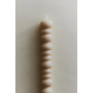 SET OF DECORATIVE WAVY CANDLES (SET OF 2)