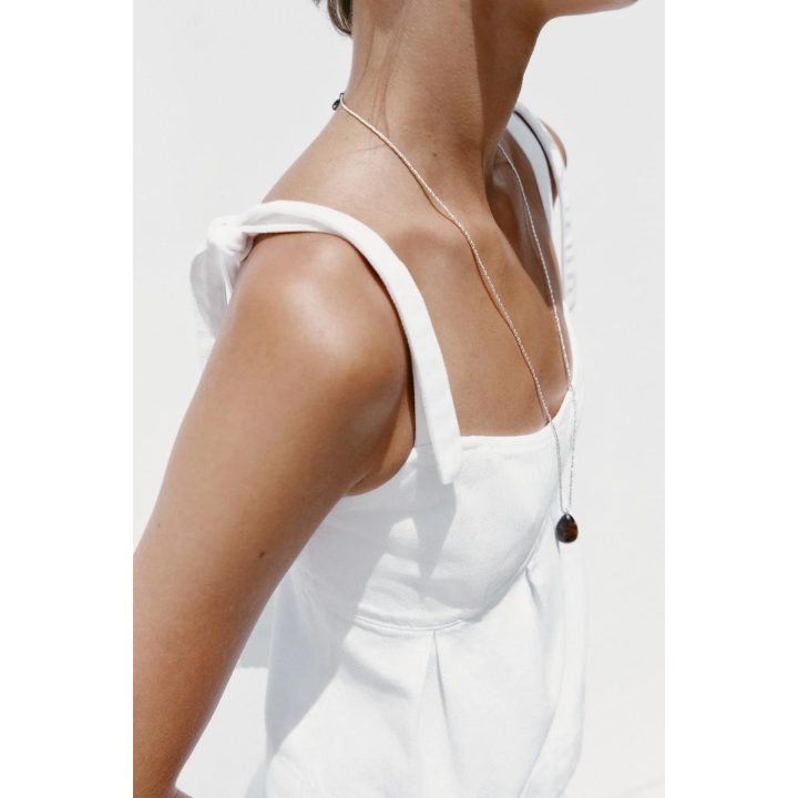 ДЖИНСОВЫЙ ТОП Z1975 НА БРЕТЕЛЯХ