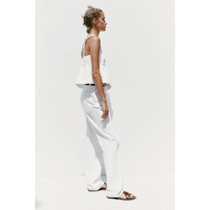 ДЖИНСОВЫЙ ТОП Z1975 НА БРЕТЕЛЯХ