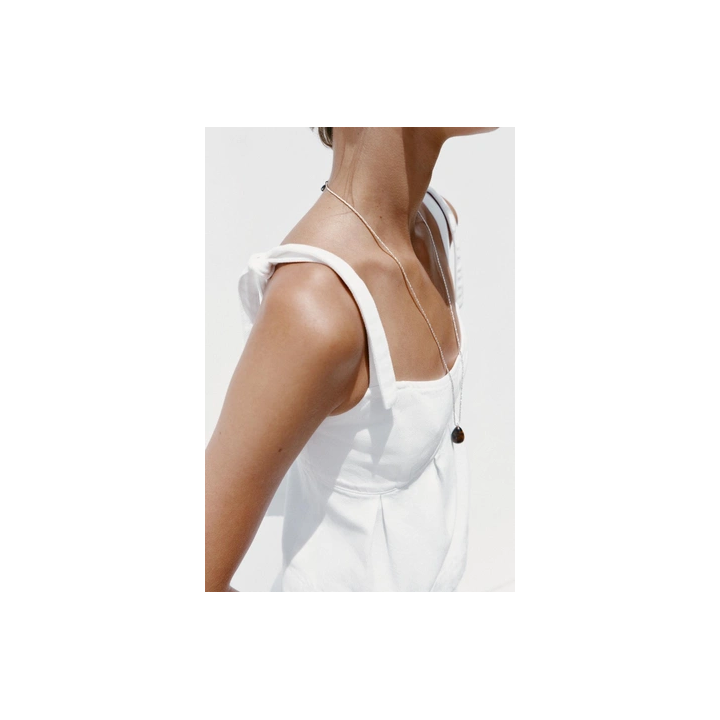 ДЖИНСОВЫЙ ТОП Z1975 НА БРЕТЕЛЯХ