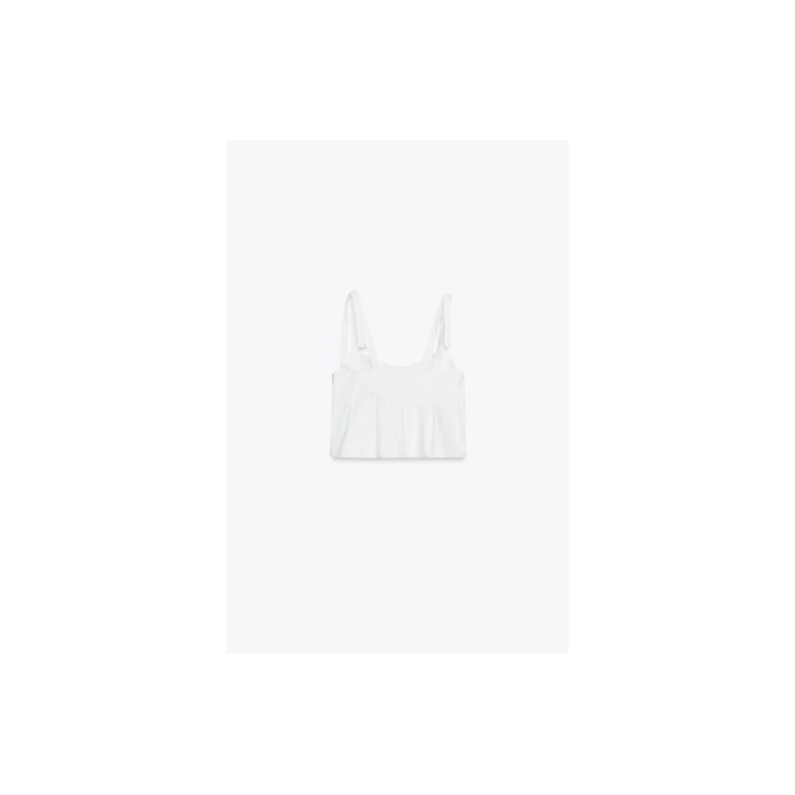 ДЖИНСОВЫЙ ТОП Z1975 НА БРЕТЕЛЯХ