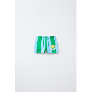 Плавки в полоску и цвет лимона для мальчиков от 3 до 6 лет