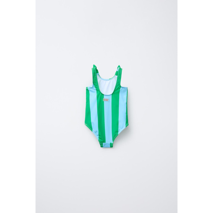 Купальник в полоску с лимоном для детей 2-6 лет