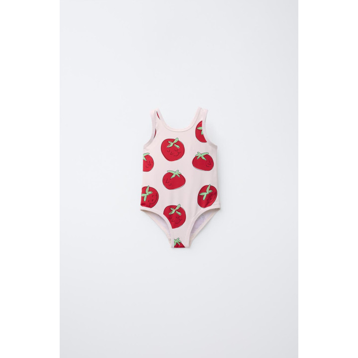 Купальник 2-6 лет помидор