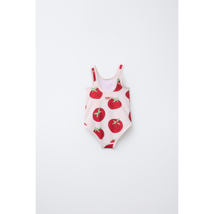 Купальник 2-6 лет помидор