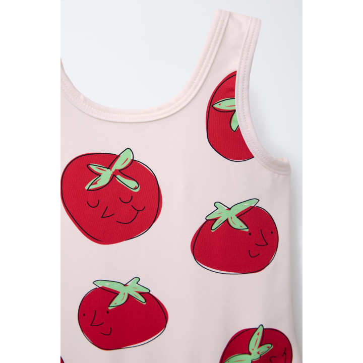 Купальник 2-6 лет помидор