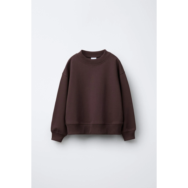 КОМПЛЕКТ ИЗ ТОЛСТОВКИ И БРЮК WIDE LEG ИЗ ТКАНИ ИНТЕРЛОК