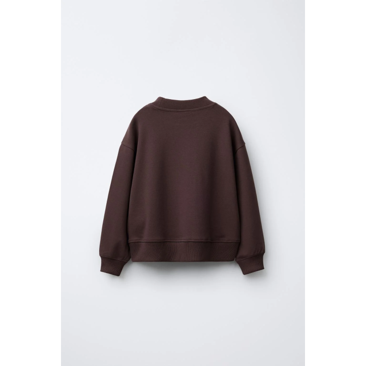 КОМПЛЕКТ ИЗ ТОЛСТОВКИ И БРЮК WIDE LEG ИЗ ТКАНИ ИНТЕРЛОК