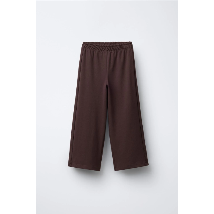 КОМПЛЕКТ ИЗ ТОЛСТОВКИ И БРЮК WIDE LEG ИЗ ТКАНИ ИНТЕРЛОК