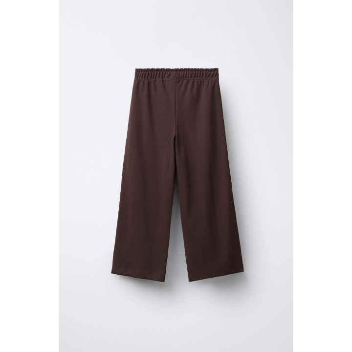 КОМПЛЕКТ ИЗ ТОЛСТОВКИ И БРЮК WIDE LEG ИЗ ТКАНИ ИНТЕРЛОК