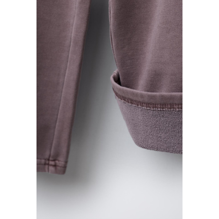 БРЮКИ WIDE LEG С ЭФФЕКТОМ ПОТЕРТОСТИ