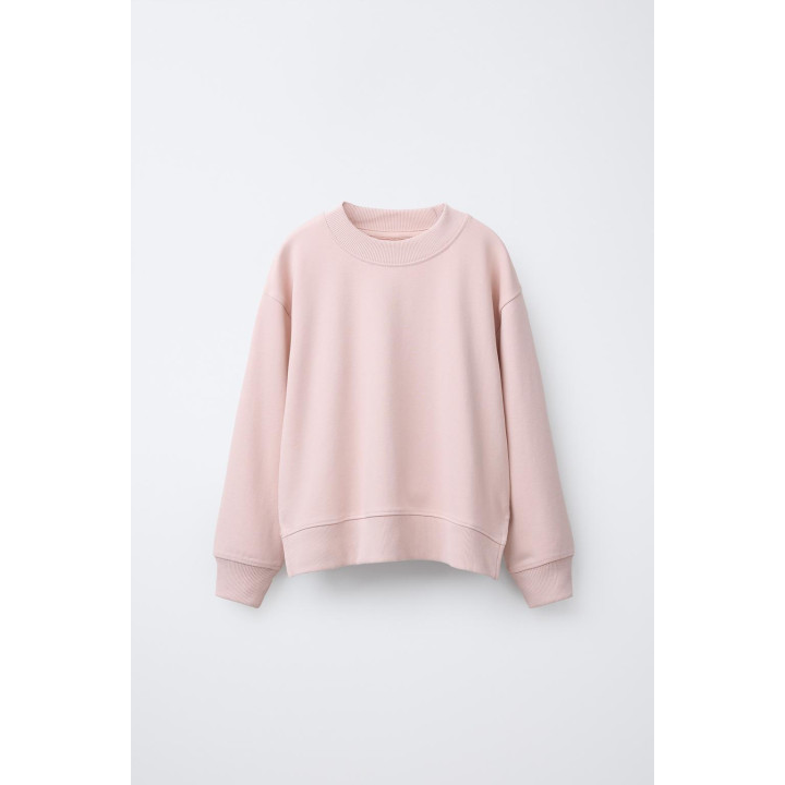 КОМПЛЕКТ ИЗ ТОЛСТОВКИ И БРЮК WIDE LEG ИЗ ФЛИСА, ОДНОТОННЫЙ