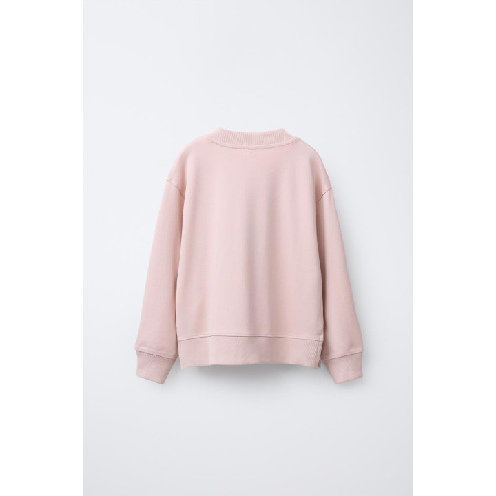 КОМПЛЕКТ ИЗ ТОЛСТОВКИ И БРЮК WIDE LEG ИЗ ФЛИСА, ОДНОТОННЫЙ